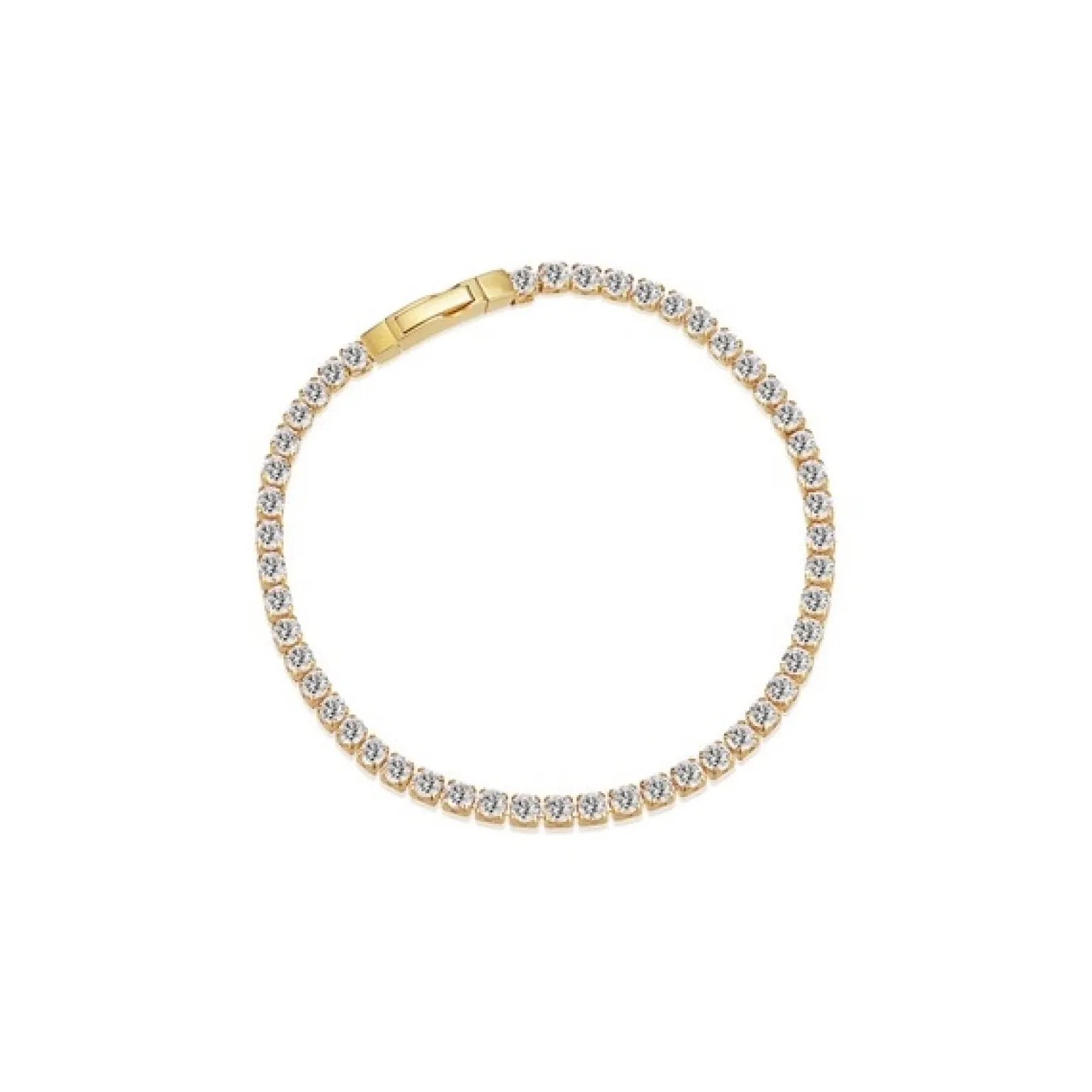 Sif Jakobs - Ellera Grande armband i vergoldete silber m. zirkonia