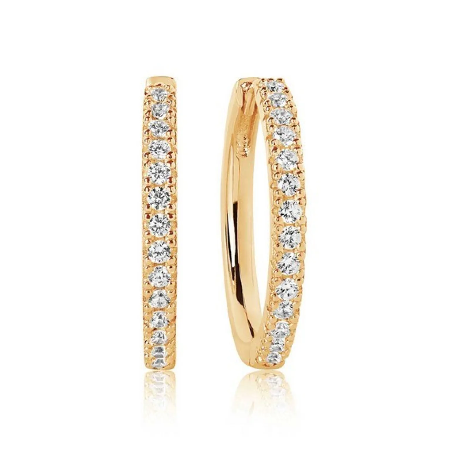 Sif Jakobs - Ellera Grande Ohrringe vergoldet mit Zirkonia