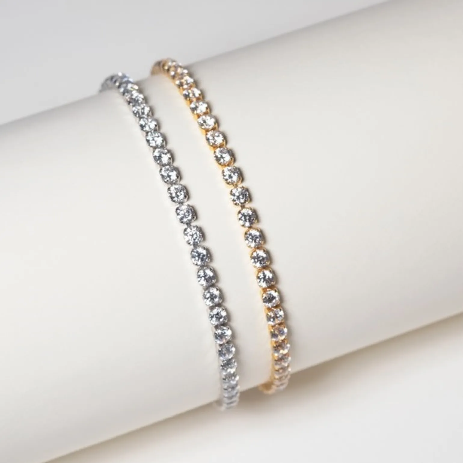 Sif Jakobs - Ellera Grande armband i vergoldete silber m. zirkonia