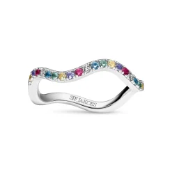 Sif Jakobs - Ellera Oval ring aus vergoldetem silber m. zirkonia