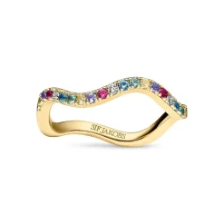 Sif Jakobs - Ellera Oval ring aus vergoldetem silber m. zirkonia