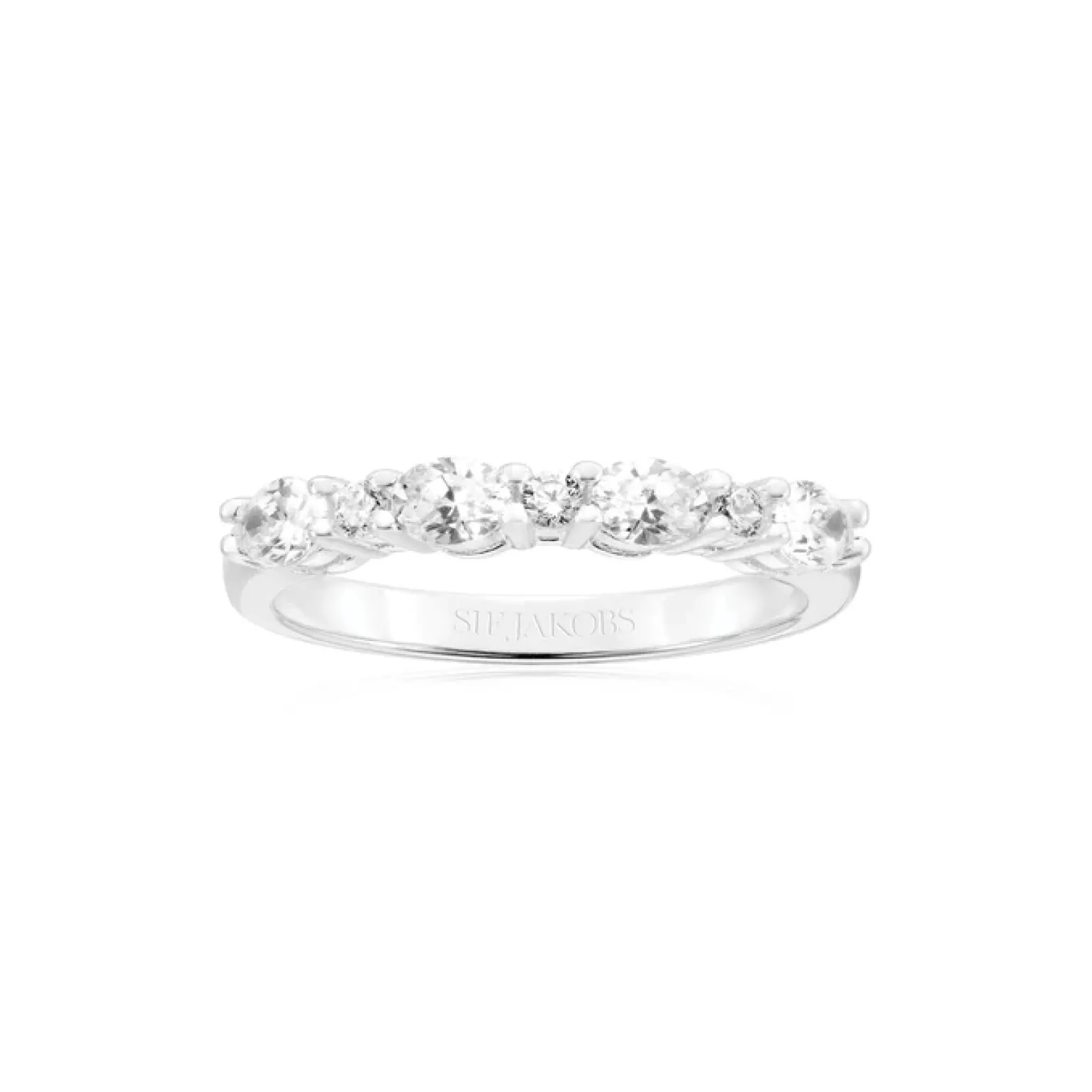 Sif Jakobs - Ellera Ovaler Ring mit klarem zirkonia i silber