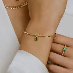 Sif Jakobs - Ellera Quadrato ring in vergoldtet silber mit Zirkonen