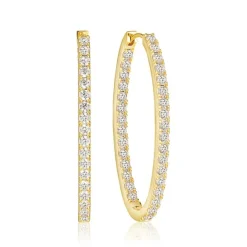 Sif Jakobs - Ellisse mittlerer Reif vergoldete weiß