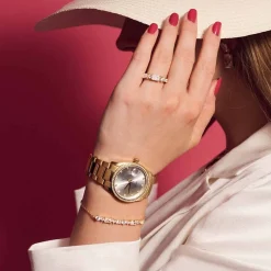 Sif Jakobs - Ivrea armband in vergoldet mit Zirkonen