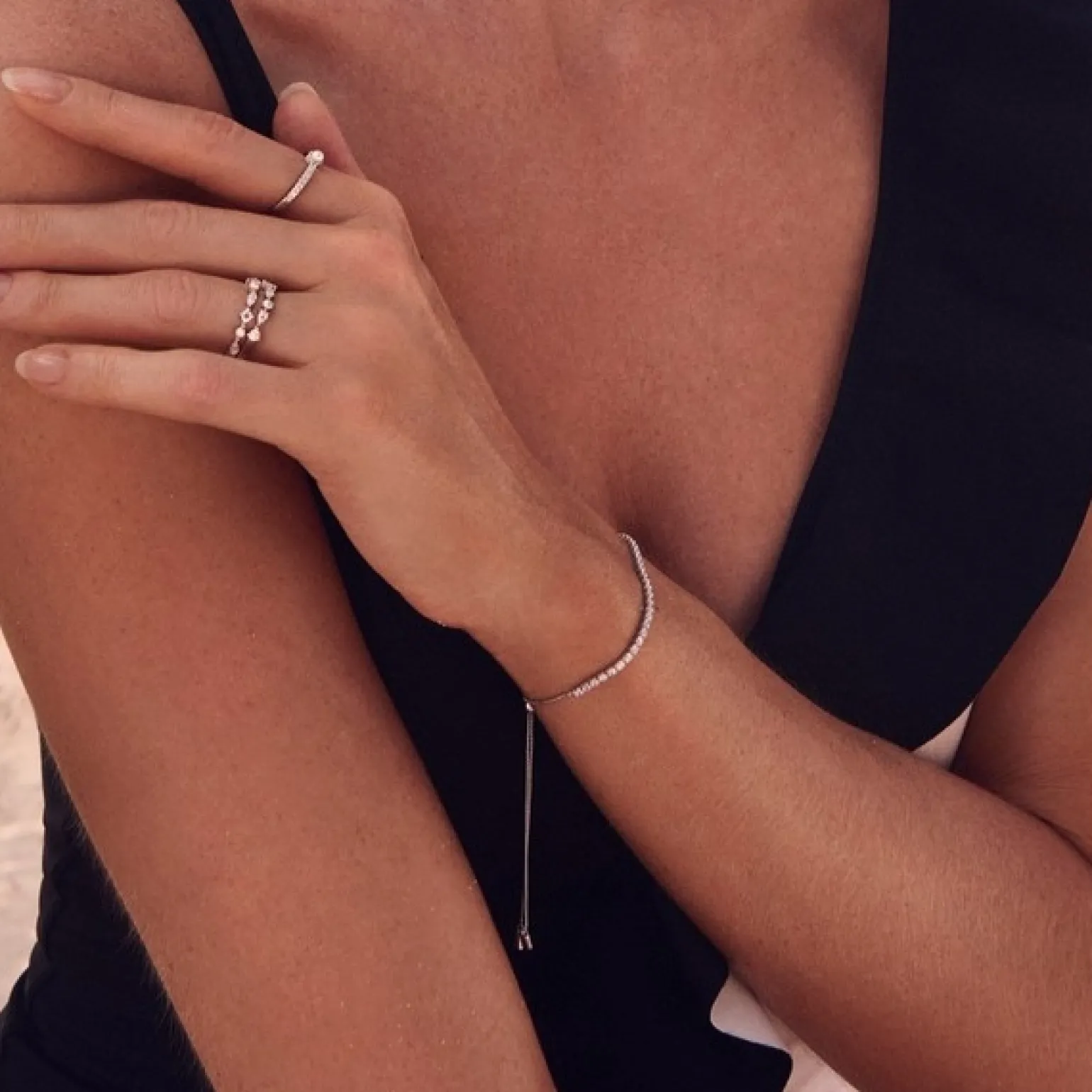 Sif Jakobs - Ring Adria aus Silber mit Perlen und Zirkonen