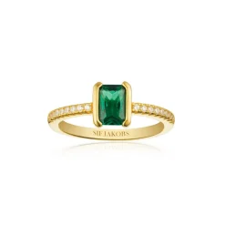 Sif Jakobs - Roccanoca Piccolo Ring in vergoldet silber mit Zirkonen