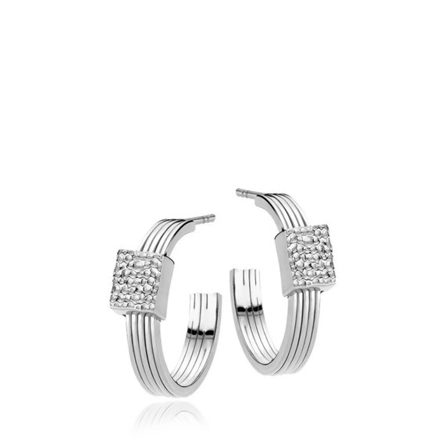 Simone Wulff x Izabel Camille - Ohrringe in Silber