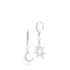 Sistie - Universum-Ohrringe silber 36mm