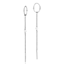 Sistie - YoungOne Perlenohrring in silber mit Perle**