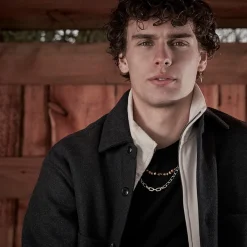 Sohn von Noa – Halskette in Stahl mit Tigerauge