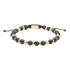 Son of Noa - armband in IP-Goldstahl mit Achat 19-25 cm