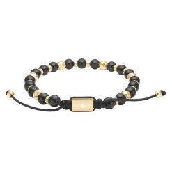 Son of Noa - armband in IP-Goldstahl mit Achat 19-25 cm