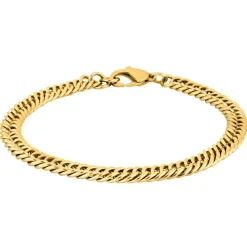 SON OF NOA Herrenarmband in IP Gold Silber 19-23 cm
