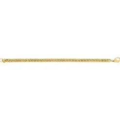 SON OF NOA Herrenarmband in IP Gold Silber 19-23 cm