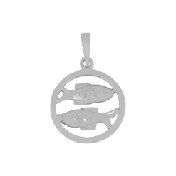 Sternzeichen in Silber - 2 Größen - FISH