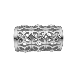 STORY Silberanhänger - Kleine Blumen mit Zirkonias