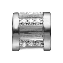 STORY Silberanhänger - Trommel mit Zirkonia