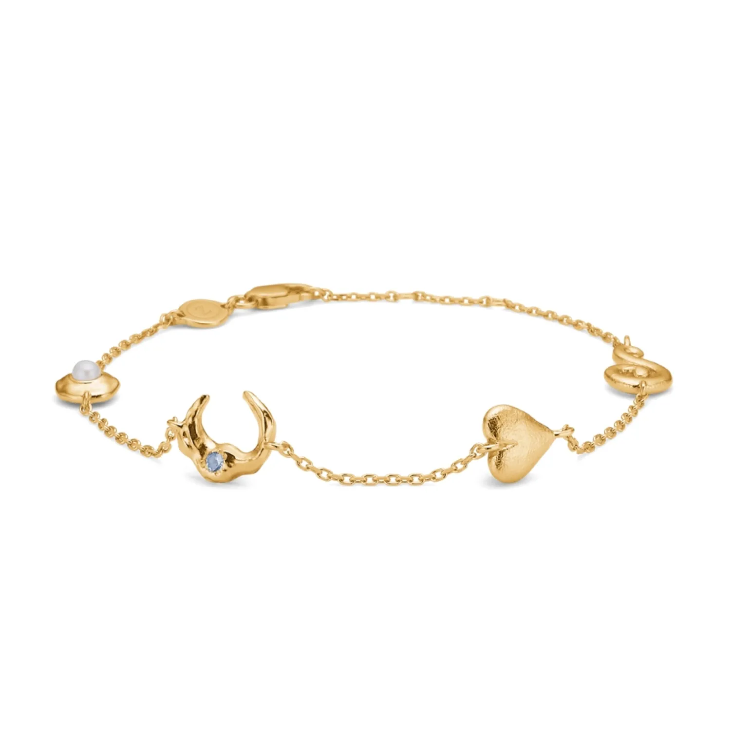 Studio Z - Cascade armbånd i forgyldt sølv