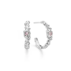 Studio Z - Chamber Ohrringe in silber m rosa zirkonia