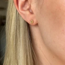 Studio Z - Ocean Aura Ohrringe in vergoldete silber