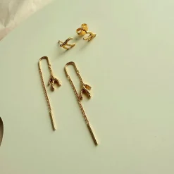 Studio Z - Reef Essence Ohrringe in vergoldete silber