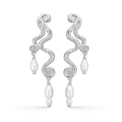 Studio Z - Wave Ohrstecker mit Perlen