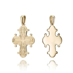 Tagesstempel aus 8-14 Karat Gold - 20x17 mm