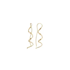 Tanzende Ohrringe in vergoldete silber*