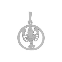 Tierkreiszeichen in Silber - 2 Größen - KREBSEN