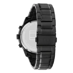 Tommy Hilfiger - Herrenuhr IP-Stahl mit schwarzem Zifferblatt