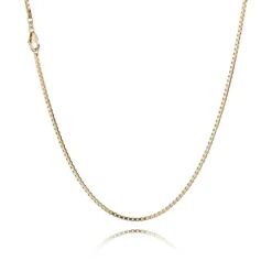 Venezia 8 kt Gold Halskette. Verschiedene Größen und Längen