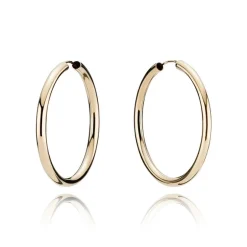 Vergoldete Creolen Ø15