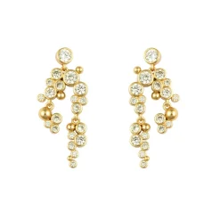 Vincent - Lost Ember Ohrringe in vergoldete silber mit Kristall