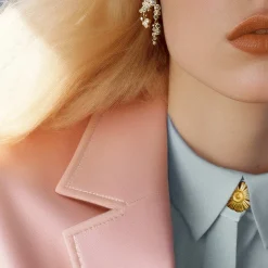 Vincent - Lost Ember Ohrringe in vergoldete silber mit Kristall