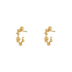 Vincent - Orb Chronicles Hoops in vergoldete silber , medium