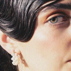 Vincent - Shapeshifter Ohrringe in vergoldete silber mit Perlen