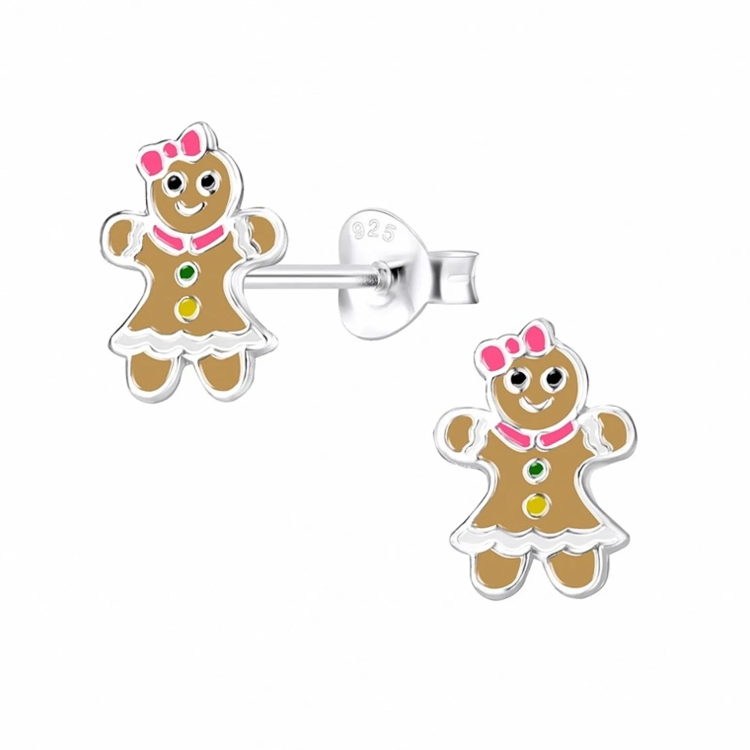 Weihnachts-Ohrringe - Lebkuchenfrau